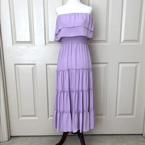 ruffle long sleeve maxi dress Floral Frill Trim Sleeve Plunge Maxi Dress